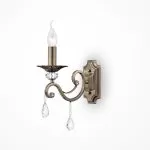 LP289-1W Aplica Grazia Antic Lampardi 1x40w E14/ H28cm D10cm - img 1