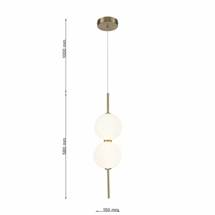 LP5203-1P Lustra PALM Lampardi 3colors 4000k - img 3