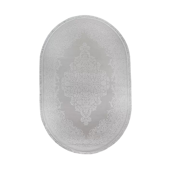 1897B_A1453 Bej/ Cream Covor Aysil 200 x 290_Oval - img 1