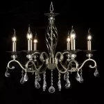 LP289-6 Lustra Grazia Antic Lampardi 6x40w E14/ H54-110cm D62cm - img 4
