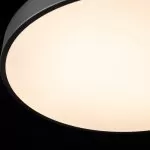 LP653-D50 Lustra Clero Black Lampardi 1x40w LED/H5cm D50cm - img 6