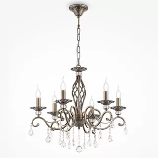 LP289-6 Lustra Grazia Antic Lampardi 6x40w E14/ H54-110cm D62cm