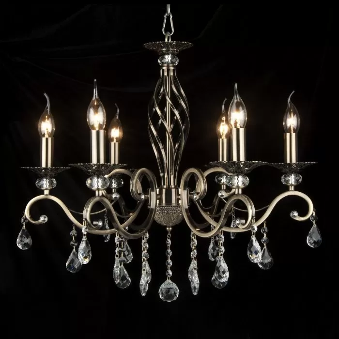 LP289-6 Lustra Grazia Antic Lampardi 6x40w E14/ H54-110cm D62cm - img 4