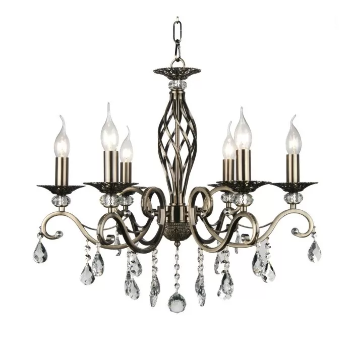 LP289-6 Lustra Grazia Antic Lampardi 6x40w E14/ H54-110cm D62cm - img 3