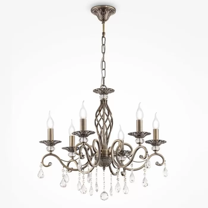 LP289-6 Lustra Grazia Antic Lampardi 6x40w E14/ H54-110cm D62cm - img 1