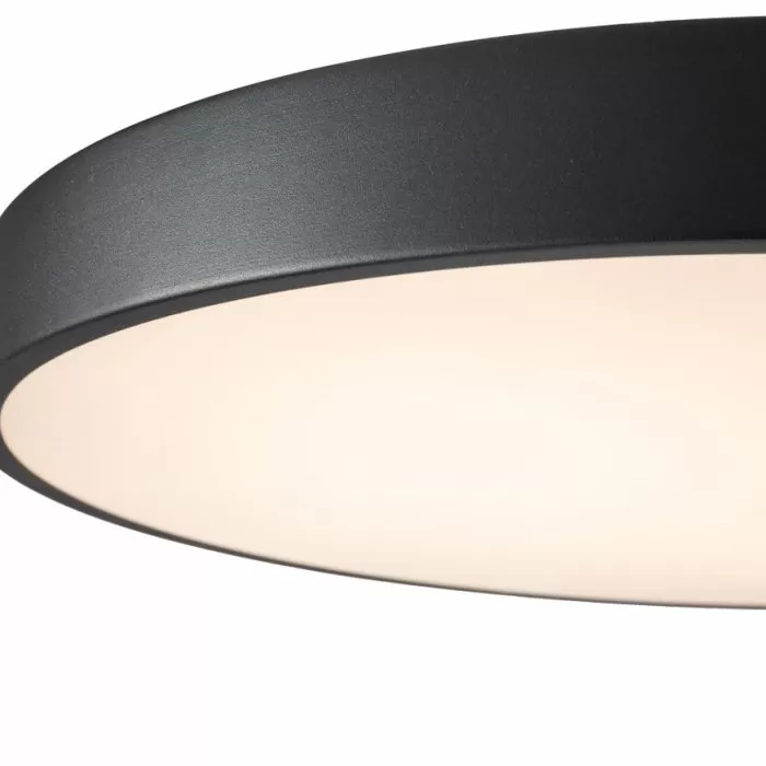 LP653-D50 Lustra Clero Black Lampardi 1x40w LED/H5cm D50cm - img 3