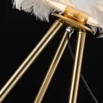 FL964-1T Veioza Pluma Flitz bronze metal+white shade - img 12