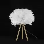 FL964-1T Veioza Pluma Flitz bronze metal+white shade - img 9