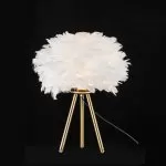 FL964-1T Veioza Pluma Flitz bronze metal+white shade - img 8