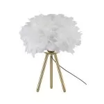 FL964-1T Veioza Pluma Flitz bronze metal+white shade - img 4