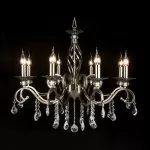 LP289-8 Lustra Grazia Antic Lampardi 8x40w E14/ H56-115cm D70cm - img 4