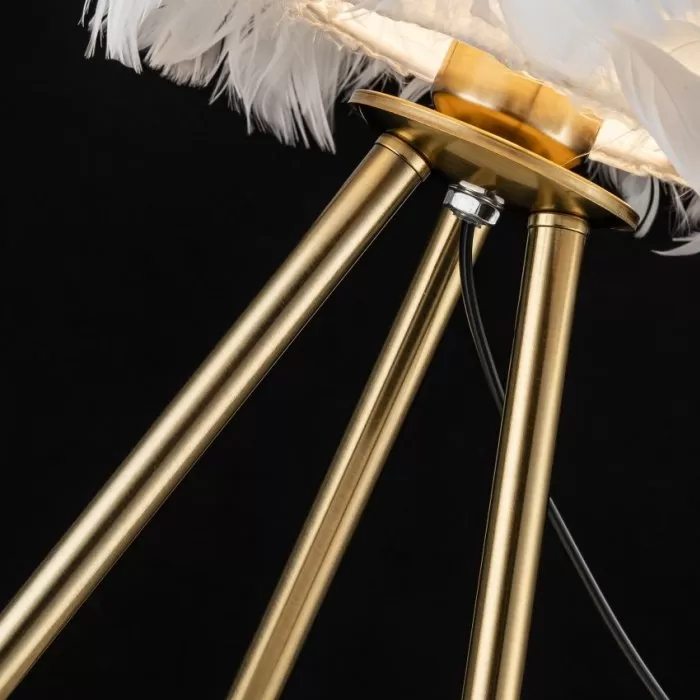 FL964-1T Veioza Pluma Flitz bronze metal+white shade - img 12