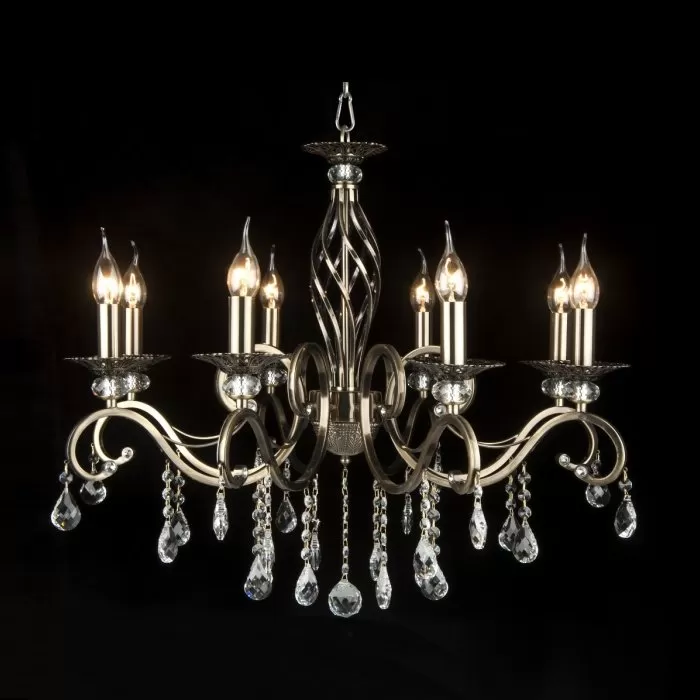 LP289-8 Lustra Grazia Antic Lampardi 8x40w E14/ H56-115cm D70cm - img 4