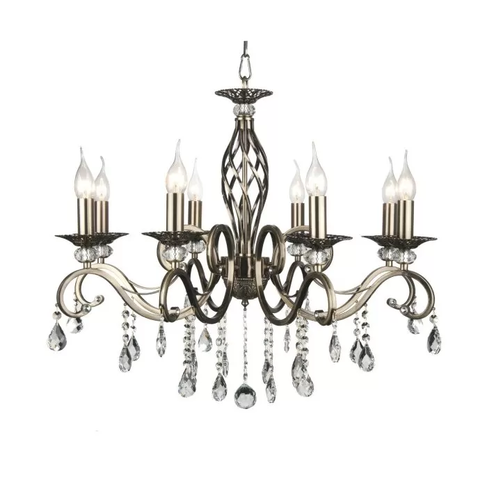 LP289-8 Lustra Grazia Antic Lampardi 8x40w E14/ H56-115cm D70cm - img 3