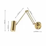 FL705-1W Aplica Arm Flitz Brass E27 - img 3