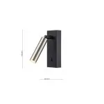 LP761-1W Aplica Thin Lampardi D25*100mm/IP20 2*G9 - img 3