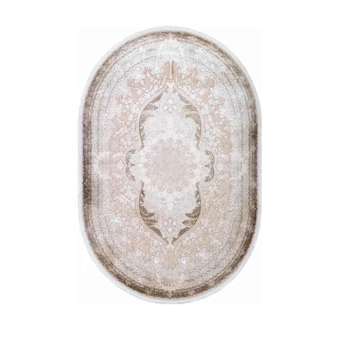 19086-070 Beige Covor Creante 200 x 290_Oval - img 1