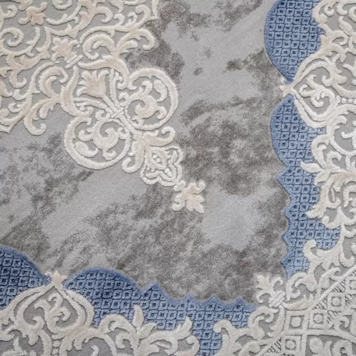 2614B_A3138 Cream/Blue Covor Violet 160 x 230 - img 4