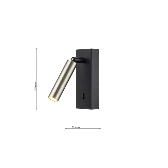 LP761-1W Aplica Thin Lampardi D25*100mm/IP20 2*G9 - img 3