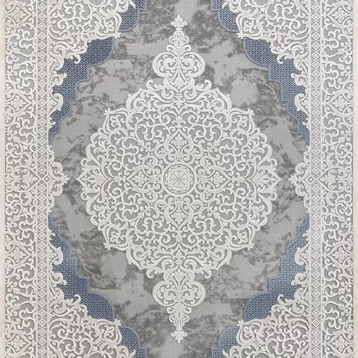 2614B_A3138 Cream/Blue Covor Violet 160 x 230 - img 1