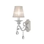 LP290-1W Aplica Grazia White Lampardi 1x40w E14/ H25cm D14cm - img 1