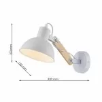 FL706-1W Aplica Arbor Flitz WH E27  - img 3