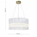 LP140-D60 Lustra Prisma Lampardi D600*1000MM/LED 60W 3000~6000K - img 3
