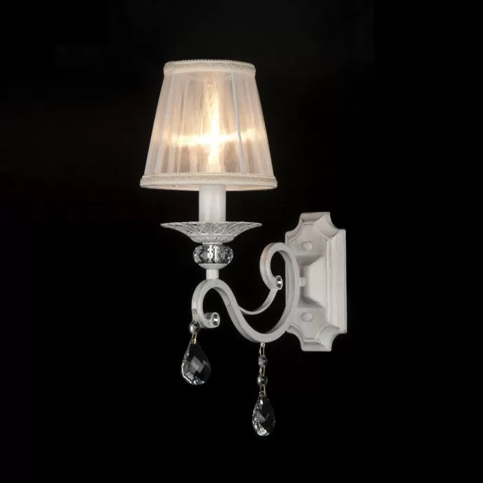 LP290-1W Aplica Grazia White Lampardi 1x40w E14/ H25cm D14cm - img 2