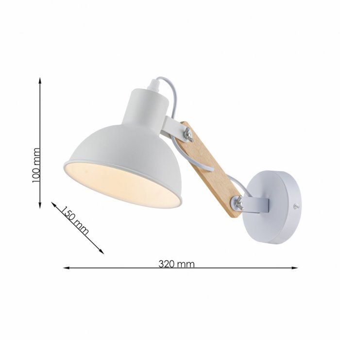 FL706-1W Aplica Arbor Flitz WH E27  - img 3
