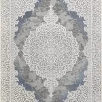 2614B_A3138 Cream/Blue Covor Violet 80 x 150 - img 1