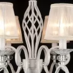 LP290-8 Lustra Grazia White Lampardi 8x40w E14/ H58-110cm D73cm - img 9