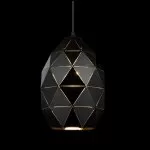 LP529 Suspensie Dallas Black Lampardi 1x60w E27/ H250-1100mm D180mm - img 3