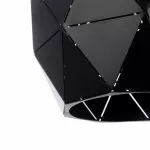 LP529 Suspensie Dallas Black Lampardi 1x60w E27/ H250-1100mm D180mm - img 2