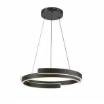 LP5205-D50 Lustra Saturn Lampardi blackD500mm, sand black 3colors/2.4G - img 1