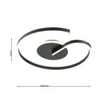 FL647-C50 Lustra Spiral BK Flitz  - img 3