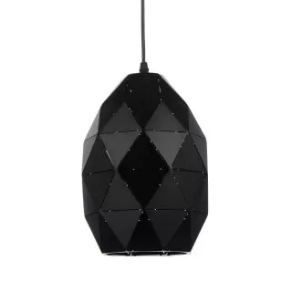 LP529 Suspensie Dallas Black Lampardi 1x60w E27/ H250-1100mm D180mm