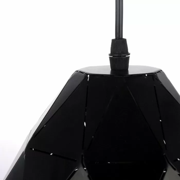 LP529 Suspensie Dallas Black Lampardi 1x60w E27/ H250-1100mm D180mm - img 4