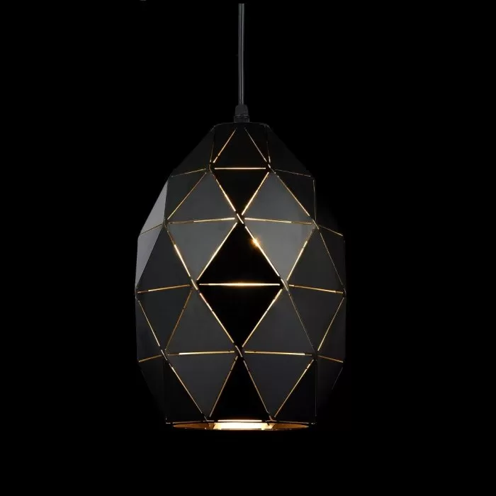 LP529 Suspensie Dallas Black Lampardi 1x60w E27/ H250-1100mm D180mm - img 3