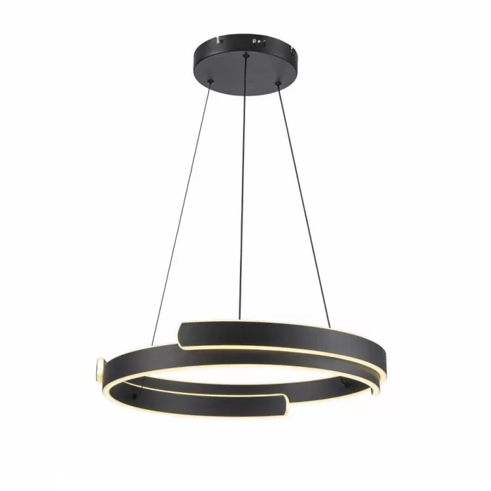 LP5205-D50 Lustra Saturn Lampardi blackD500mm, sand black 3colors/2.4G - img 1