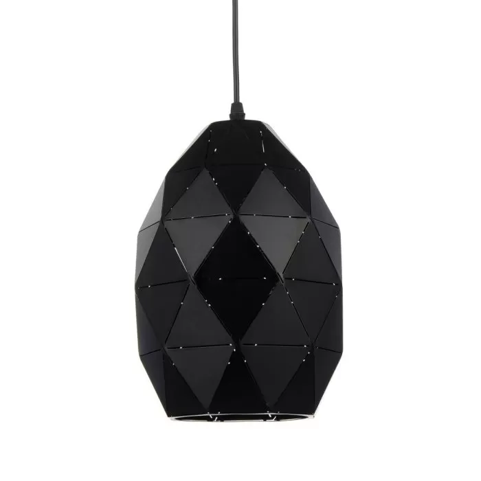 LP529 Suspensie Dallas Black Lampardi 1x60w E27/ H250-1100mm D180mm - img 1
