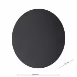 LP5215-D23W Aplica Wallcircle black Lampardi D230 - img 3