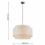 FL956-1P Suspensie Lumos Flitz Brass E27 - img 3