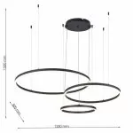 FL6035-3P Lustra Helix BK Flitz 138W 1350*800*1500 - img 2
