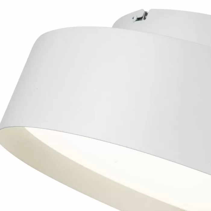 LP586-D45 Lustra Modo White Lampardi 1x40w LED/H17cm D45cm - img 5