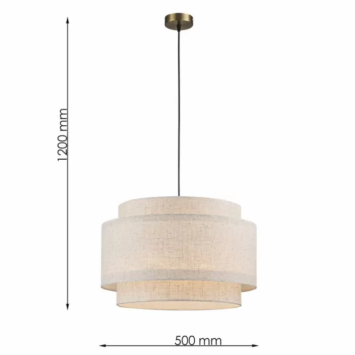 FL956-1P Suspensie Lumos Flitz Brass E27 - img 3