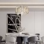 CLN128-D40 Lustra MONARCA Cellini chrome - img 2