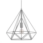 LP531-D40 Suspensie Rette White Lampardi 1x60w E27/ H43-110cm D40cm - img 3