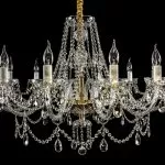 LP102-12 Lustra Anna Lampardi 12x40w E14/H94cm D71cm - img 2