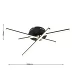 FL649-3 Lustra Xas BK Flitz  - img 3