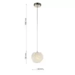 LP141-1P Lustra Orvella Lampardi 120*1000MM/G9*1 - img 3
